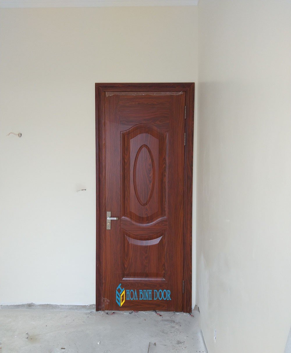 Mẫu cửa thép vân gỗ