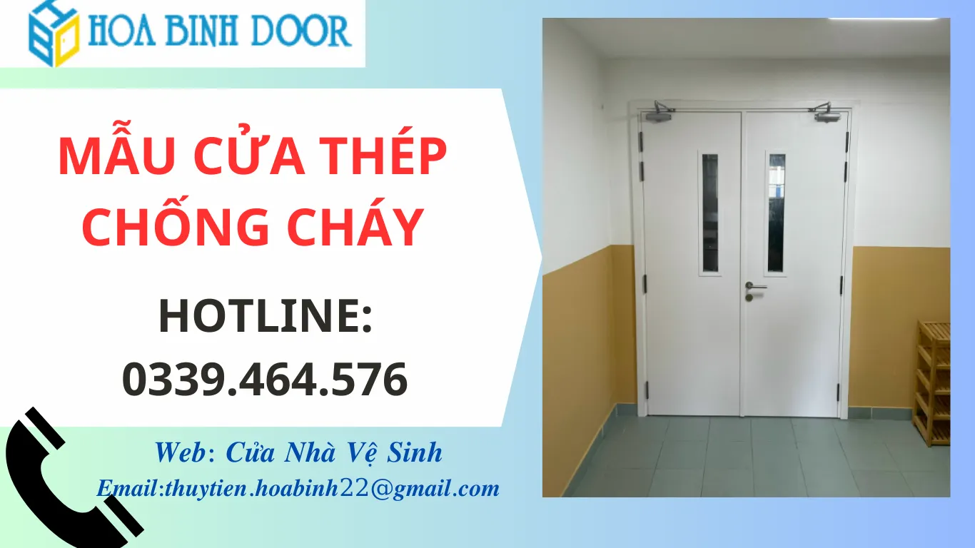 Cửa Thép Chống Cháy Tại Quận 12 - Được Chứng Nhận