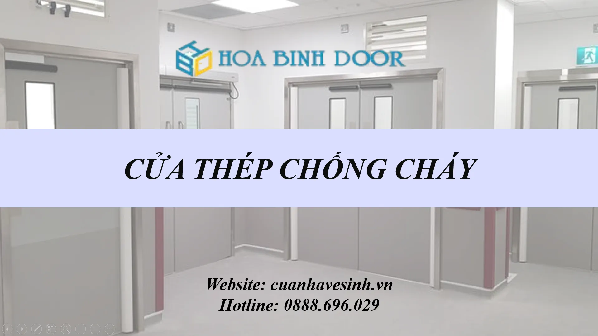 Cửa Thép Chống Cháy Bình Dương – Nhận Đặt Hàng Theo Dự Án