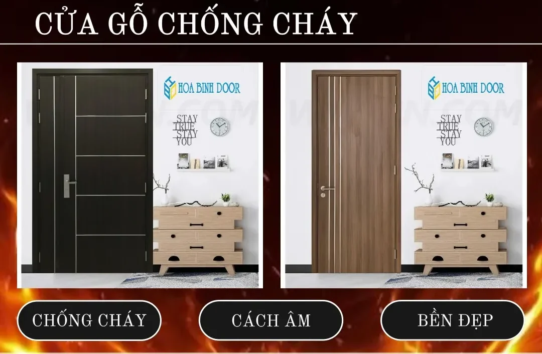 Cửa Gỗ Chống Cháy Cho Chung Cư – Đạt Chuẩn An Toàn, Bền Đẹp